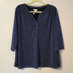 Croft & Barrow 3/4 Sleeve Blouse